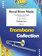 Royal Brass Music by Guy Nicholas for 4 Trombones and Piano (4 Trombones and Piano)