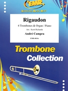 Rigaudon by Campra Andre - Scott Richards - for 4 Trombones and Organ (4 Trombones and Organ)