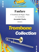 Fanfare by Clarke Jeremiah - Scott Richards - for 4 Trombones and Piano (4 Trombones and Piano)