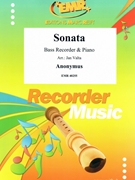 Sonata by Anonymous - Valta Jan - for Bass Recorder and Piano (Bass Recorder and Piano)