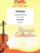 Sonata by Anonymous - Valta Jan - for Contrabass and Piano (Contrabass and Piano)