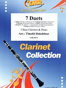 7 Duets by Dokshitser Timofei for 2 Bass Clarinets and Piano (2 Bass Clarinets and Piano)