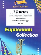 7 Quartets by Sturzenegger Kurt for 4 Euphoniums (4 Euphoniums)
