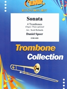 Sonata by Speer Daniel - Scott Richards - for 4 Trombones and Organ (4 Trombones and Organ (or Piano accompaniment))