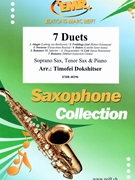 7 Duets by Dokshitser Timofei for Soprano Saxophone Tenor Saxophone and Piano (Soprano Saxophone Tenor Saxophone and Piano)