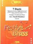 7 Duets by Dokshitser Timofei for Trumpet (Trumpet (Cornet) Trombone and Piano)