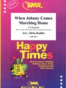 When Johnny Comes Marching Home by Kadlec Jirka for 4 Clarinets and Rhythm Section (4 Clarinets and Rhythm Section (Piano Bass Drums) (Piano / Guitar Bass Guitar Drums Percussion (optional)))