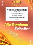 Valse Sentimentale by Tchaikovsky Pyotr Ilyich - Timofei Dokshitser - for Alto Trombone and Piano (Alto Trombone and Piano)