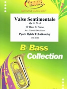 Valse Sentimentale by Tchaikovsky Pyotr Ilyich - Timofei Dokshitser - for Bb Bass and Piano (Bb Bass and Piano)