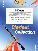 9 Duets by Michel Jean-Francois for 2 Bass Clarinets and Piano (2 Bass Clarinets and Piano)