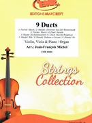 9 Duets by Michel Jean-Francois for Violin Viola and Piano (Violin Viola and Piano)