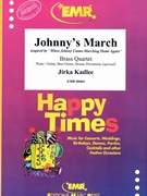 Johnny's March by Kadlec Jirka for 3 Trumpets and Trombone (3 Trumpets and Trombone (Piano / Guitar Bass Guitar Drums Percussion (optional)))