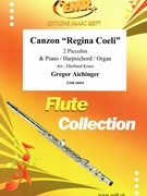 Canzon Regina Coeli by Aichinger Gregor - Kraus Eberhard - for 2 Piccolos and Piano (2 Piccolos and Piano)