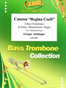 Canzon Regina Coeli by Aichinger Gregor - Kraus Eberhard - for 2 Bass Trombones and Piano (2 Bass Trombones and Piano)