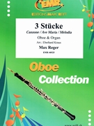 3 Stucke by Reger Max - Kraus Eberhard - for Oboe and Organ (Oboe and Organ)