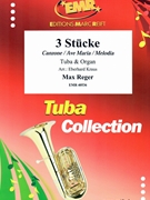 3 Stucke by Reger Max - Kraus Eberhard - for Tuba and Organ (Tuba and Organ)