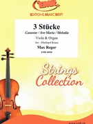 3 Stucke by Reger Max - Kraus Eberhard - for Viola and Organ (Viola and Organ)