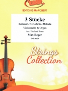 3 Stucke by Reger Max - Kraus Eberhard - for Violoncello and Organ (Violoncello and Organ)