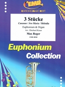 3 Stucke by Reger Max - Kraus Eberhard - for Euphonium and Organ (Euphonium and Organ)