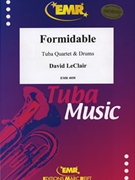 Formidable by Leclair David for Tuba Quartet (Tuba Quartet (2 Euphoniums 2 Tubas and Drums))