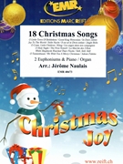 18 Christmas Songs by Naulais Jerome for 2 Euphoniums and Piano (2 Euphoniums and Piano)