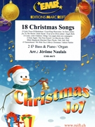 18 Christmas Songs by Naulais Jerome for 2 Eb Bass and Piano (2 Eb Bass and Piano)