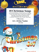 18 Christmas Songs by Naulais Jerome for 3 Bassoons (3 Bassoons)
