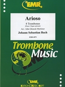 Arioso by Bach Johann Sebastian - Mortimer John Glenesk - for 4 Trombones and Organ (4 Trombones and Organ)