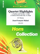 Quartet Highlights by Michel Jean-Francois for 4 Horns (4 Horns)