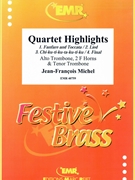 Quartet Highlights by Michel Jean-Francois for Alto Trombone 2 F Horns and Tenor Trombone (Alto Trombone 2 F Horns and Tenor Trombone)