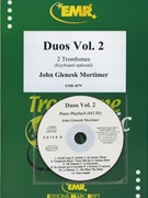 Duos Vol. 2 by Mortimer John Glenesk for 2 Trombones w/ Audio (2 Trombones and CD Play Back / Play Along (Piano (Keyboard) optional + CD Play Back / Play Along ))