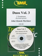 Duos Vol. 3 by Mortimer John Glenesk for 2 Trombones (2 Trombones (Piano (Keyboard) optional + CD Play Back / Play Along ))