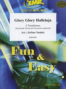 Glory Glory Halleluja by Naulais Jerome for 4 Trombones (4 Trombones (Keyboard Drums and Percussion optional))