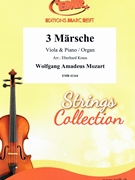 3 Marsche by Mozart Wolfgang Amadeus - Kraus Eberhard - for Viola and Piano (Viola and Piano)