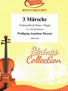 3 Marsche by Mozart Wolfgang Amadeus - Kraus Eberhard - for Violoncello and Piano (Violoncello and Piano)
