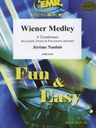 Wiener Medley by Naulais Jerome for 4 Trombones and Rhythm Section (4 Trombones and Rhythm Section (Keyboard Drums and Percussions optional))
