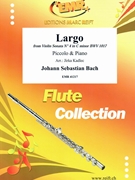 Largo by Bach Johann Sebastian - Jirka Kadlec - for Piccolo and Piano (Piccolo and Piano)