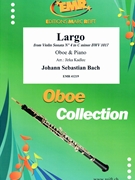 Largo by Bach Johann Sebastian - Jirka Kadlec - for Oboe and Piano (Oboe and Piano)