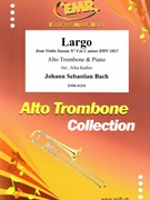Largo by Bach Johann Sebastian - Jirka Kadlec - for Alto Trombone and Piano (Alto Trombone and Piano)