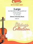 Largo by Bach Johann Sebastian - Jirka Kadlec - for Violin and Piano (Violin and Piano)