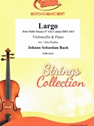 Largo by Bach Johann Sebastian - Jirka Kadlec - for Violoncello and Piano (Violoncello and Piano)