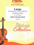 Largo by Bach Johann Sebastian - Jirka Kadlec - for Contrabass and Piano (Contrabass and Piano)