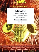 Melodie by Brahms Johannes - Jirka Kadlec - for Bass Clarinet and Piano (Bass Clarinet and Piano)