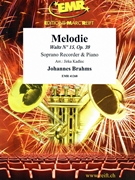 Melodie by Brahms Johannes - Jirka Kadlec - for Soprano Recorder and Piano (Soprano Recorder and Piano)