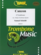 Canzon by Scheidt Samuel - Slokar Quartet - for 4 Trombones (4 Trombones)