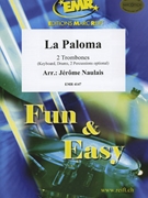 La Paloma by Naulais Jerome for 2 Trombones and Piano (2 Trombones and Piano (Keyboard Drums and Percussions optional))
