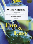 Wiener Medley by Naulais Jerome for 2 Trombones and Piano (2 Trombones and Piano (Keyboard Drums and Percussions optional))