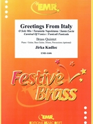 Greetings From Italy by Kadlec Jirka for 2 Trumpets and 3 Trombones (2 Trumpets and 3 Trombones (Piano / Guitar Bass Guitar Drums Percussion (optional)))