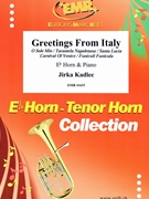 Greetings From Italy by Kadlec Jirka for Eb Horn and Piano (Eb Horn and Piano)