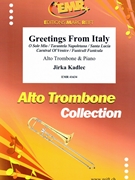 Greetings From Italy by Kadlec Jirka for Alto Trombone and Piano (Alto Trombone and Piano)